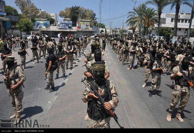 جشن پیروزی مقاومت در غزه (عکس)