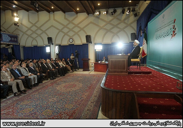 نشست خبری رییس جمهور (عکس)