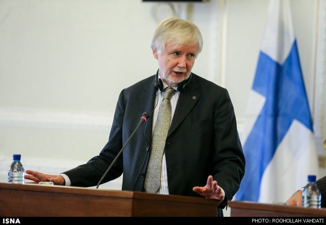 دیدار وزیر خارجه فنلاند با ظریف (عکس)