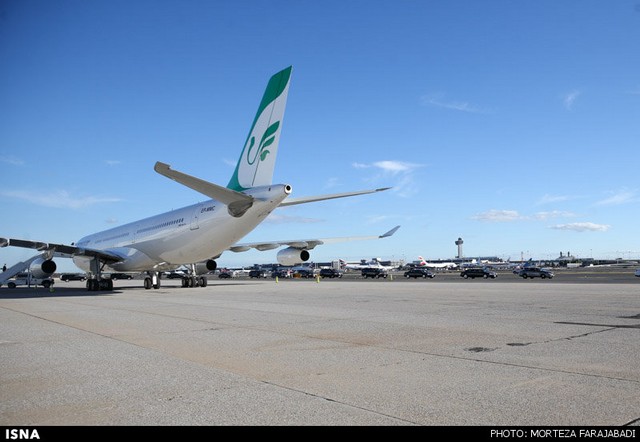 ورود روحانی به نیویورک (عکس)