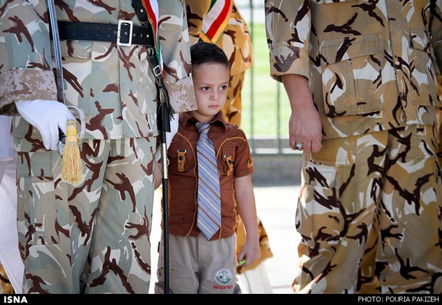 رژه نیرو‌های مسلح در سراسر کشور (عکس)