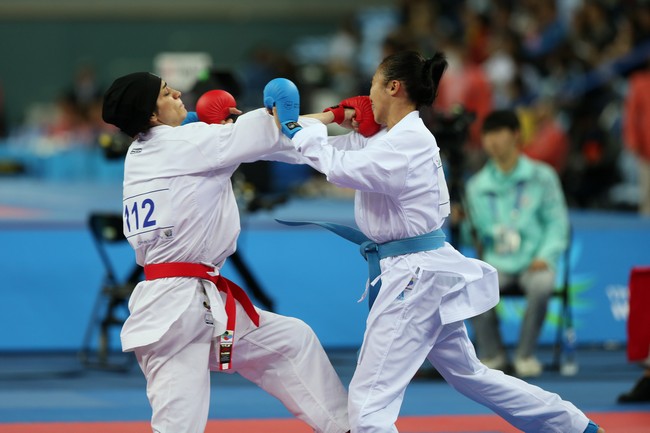 آخرین مدال برگردن نسیرن(گزارش تصویری)