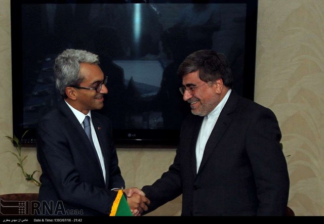 دیدار وزیران فرهنگ ایران و پرتغال (عکس)