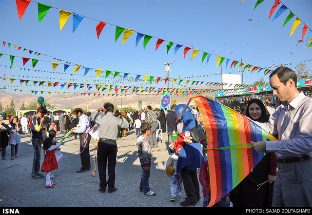 جشنواره بادبادک‌ها در ایلام (عکس)