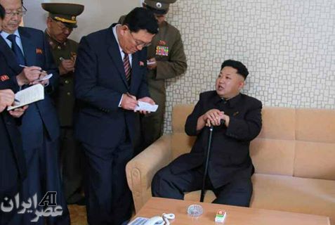 رهبر کره شمالی پیدا شد (عکس)