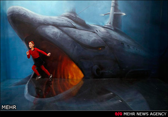 اینجا دیوار ها سه بُعدی است (عکس)