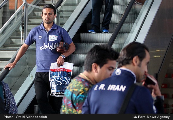 بازگشت تیم ملی فوتبال از اردوی پرتغال (عکس)