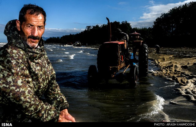 صید ماهی در شمال (عکس)
