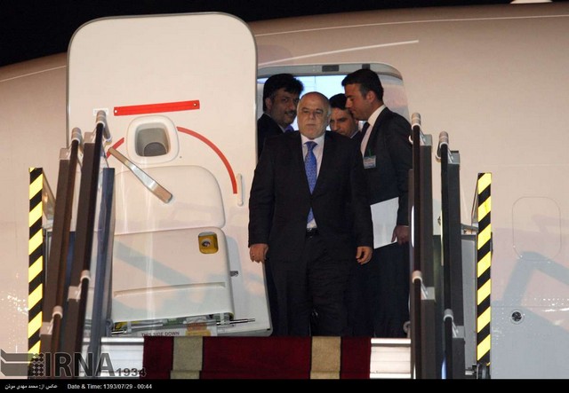 ورود نخست وزیر عراق به تهران (عکس)