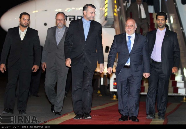 ورود نخست وزیر عراق به تهران (عکس)