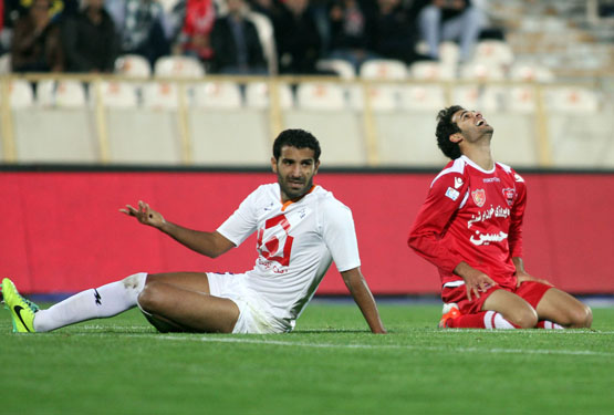 شکست پرسپولیس برابرسایپا(گزارش تصویری)