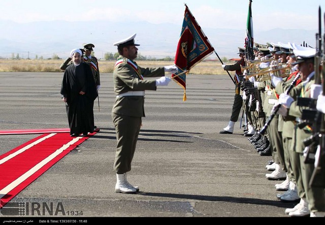 سفر روحانی به زنجان (عکس)