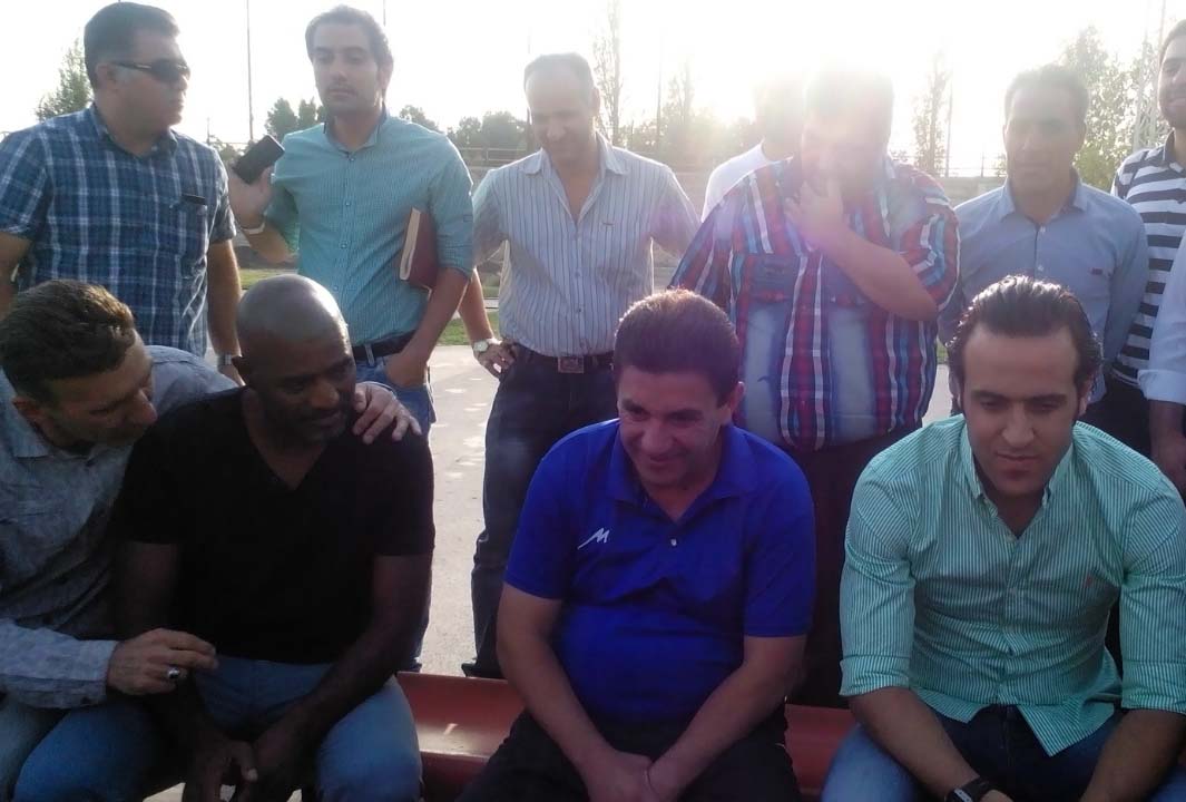 علی کریمی در تمرین استقلال+(گزارش تصویری)