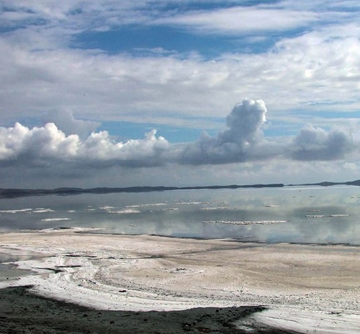 دریاچه ارومیه جان گرفت (عکس)