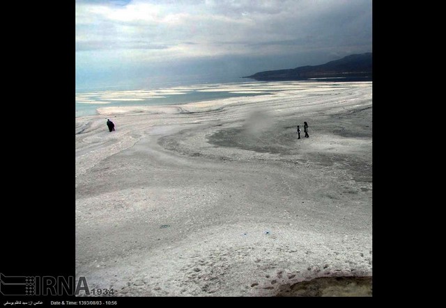 دریاچه ارومیه جان گرفت (عکس)