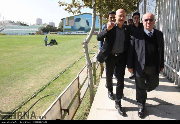 بازدیدرییس فدراسیون فوتبال ایتالیا از ایران(+عکس)