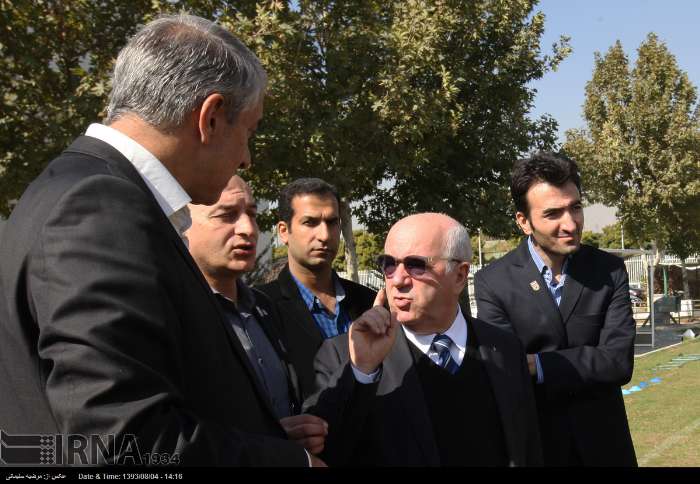 بازدیدرییس فدراسیون فوتبال ایتالیا از ایران(+عکس)