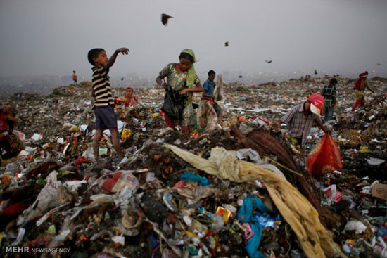 زباله فروشی در هند (+عکس)