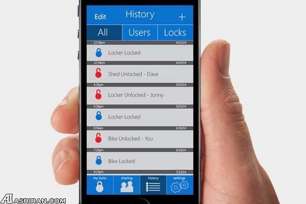 محافظت از اشیا ارزشمند با قفل هوشمند محافظت از اشیا ارزشمند با قفل هوشمند