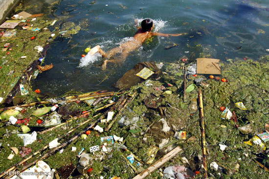 آلودگی در چین؛ در حد فاجعه (عکس)