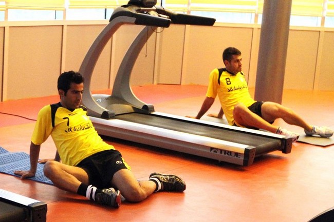 مربي محبوب و تمرين بانشاط تیم ملی (عکس)