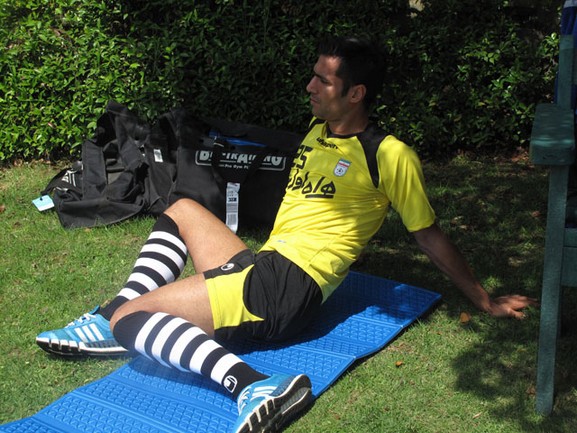 اولین تمرین تیم ملی در ژوهاسنبورگ(عکس)