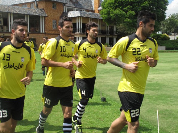 اولین تمرین تیم ملی در ژوهاسنبورگ(عکس)