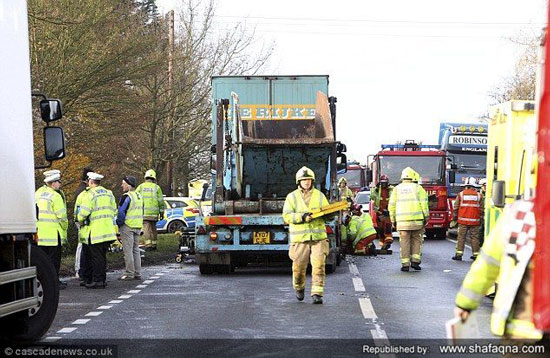 حیرت انگیز ترین تصادف سال (+عکس)
