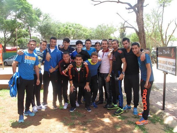 بازيکنان تيم ملي در پارک ژوهانسبورگ (گزارش تصویری)