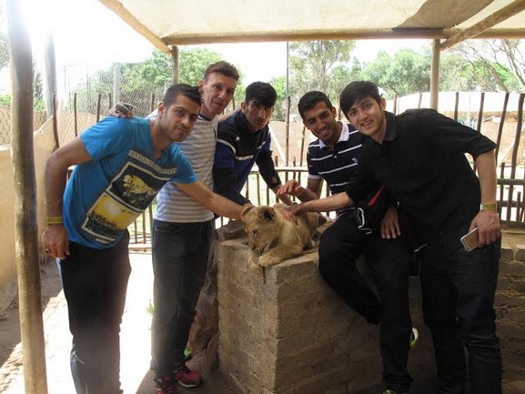 بازيکنان تيم ملي در پارک ژوهانسبورگ (گزارش تصویری)