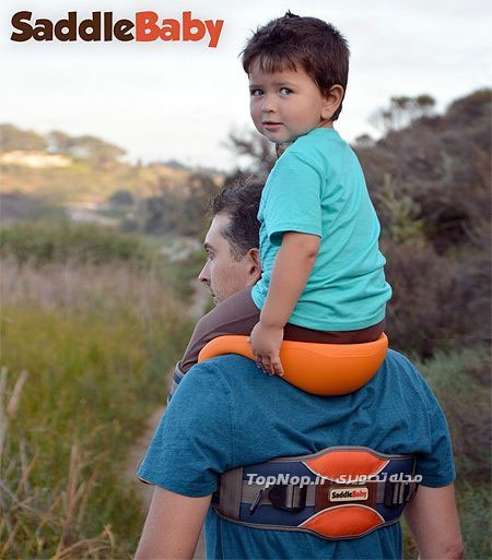 صندلی شانه ای برای کودکان (عکس)