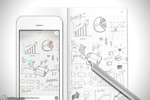 یادداشت برداری متفاوت با قلم هوشمند N2 یادداشت برداری متفاوت با قلم هوشمند N2