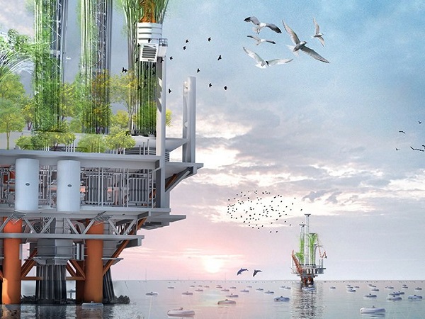 تبدیل سکوهای نفتی به آسمانخراشهای زیستی تبدیل سکوهای نفتی به آسمانخراشهای زیستی