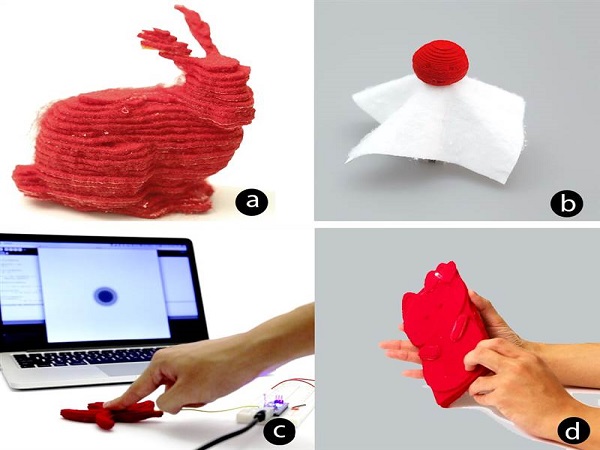 عرضه چاپگر سه بعدی برای ساخت اشیای نرم با پارچه