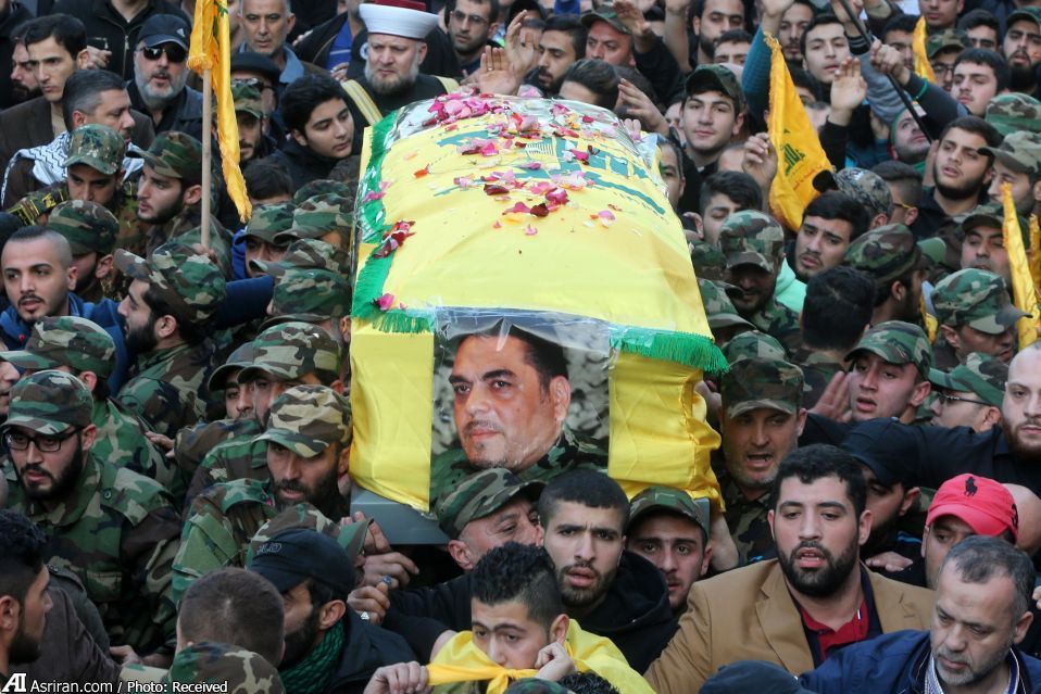 تشییع جنازه سمیر قنطار (عکس)