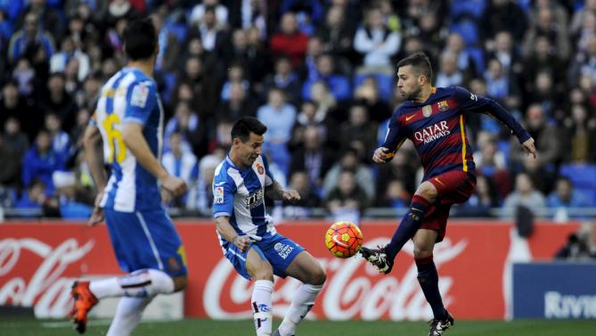 اسپانیول 0 - 0 بارسلونا / اتلتیکو صدر را از بارسا دزدید(+عکس/جدول)