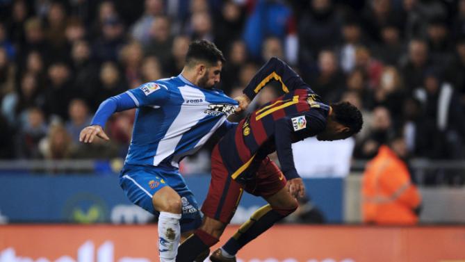 اسپانیول 0 - 0 بارسلونا / اتلتیکو صدر را از بارسا دزدید(+عکس/جدول)