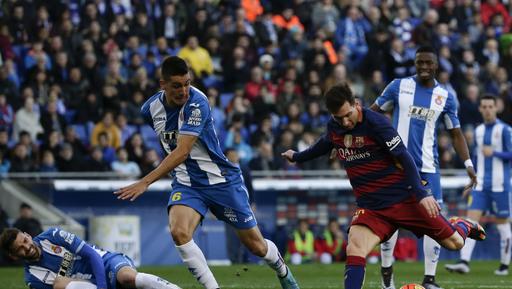 اسپانیول 0 - 0 بارسلونا / اتلتیکو صدر را از بارسا دزدید(+عکس/جدول)