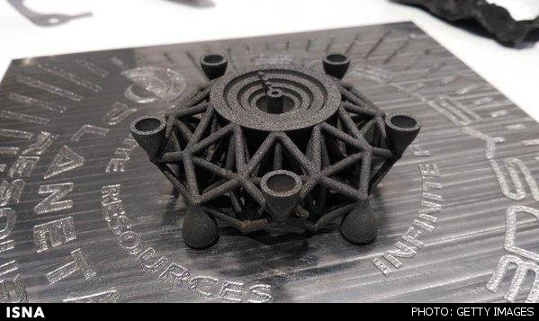 رونمایی از نخستین جسم چاپ سه‌بعدی با فلز فرازمینی