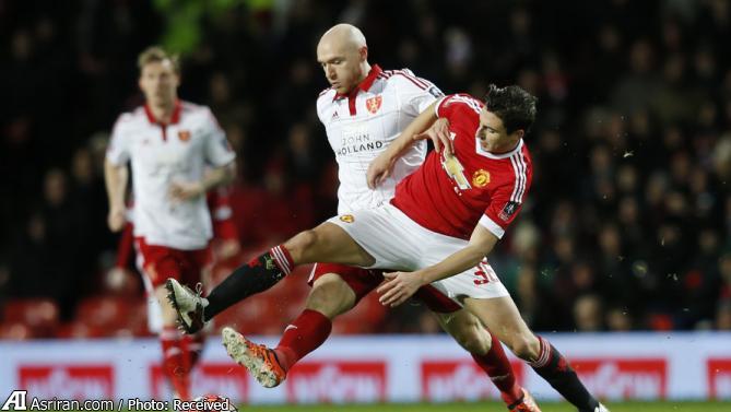 یونایتد در دقیقه 93 پیروزشد(+گزارش تصویری)