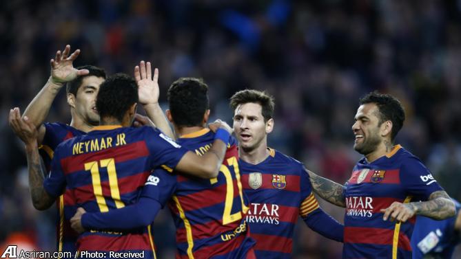 هت تریک مسی بارسا را بالا کشید(+گزارش تصویری)