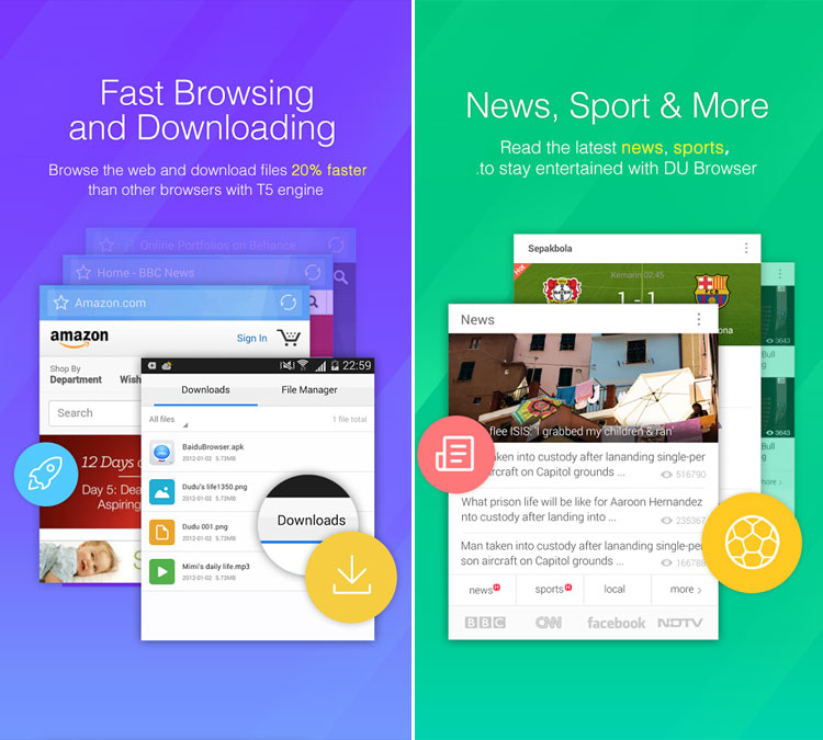 مرور صفحات وب در محیطی روان با Baidu Browser مرور صفحات وب در محیطی روان با Baidu Browser