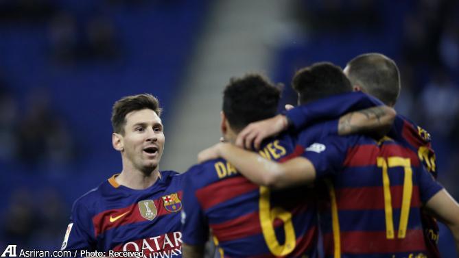 اسپانیول 0 - 2 بارسا / دوگل منیر برای صعود(+گزارش تصویری)