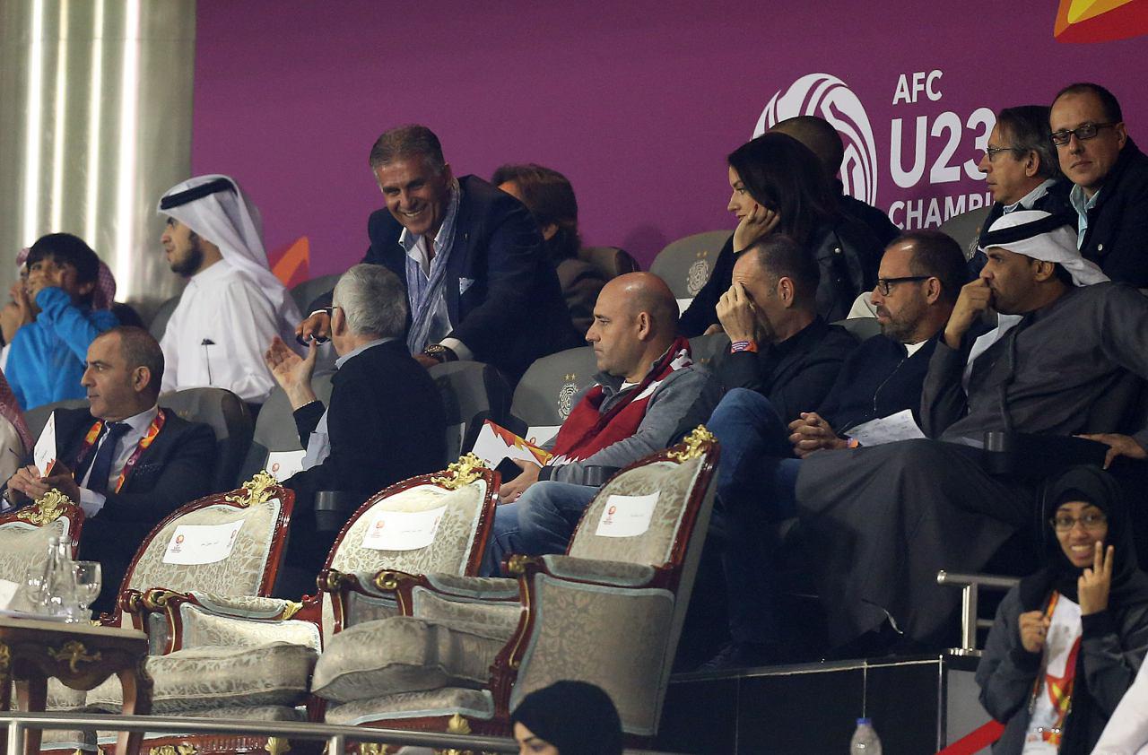 ترک ورزشگاه کی‌روش بعد از گل ایران (عکس)