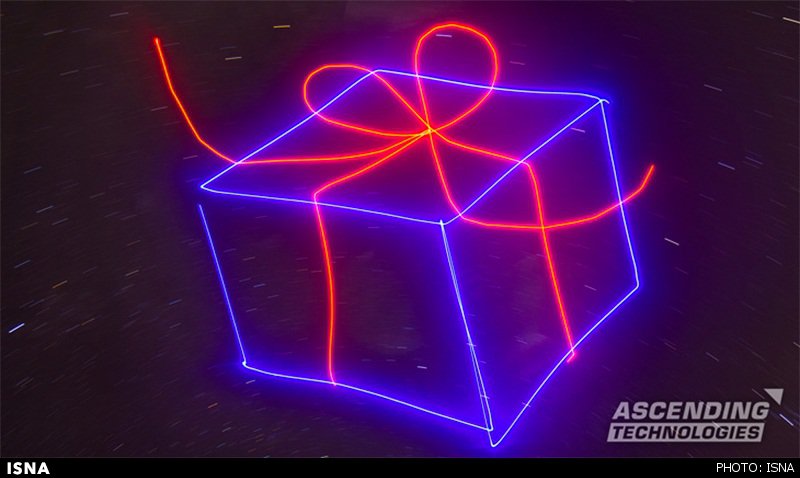 پهپادهایی که روی بوم آسمان نقاشی میکشند پهپادهایی که روی بوم آسمان نقاشی میکشند