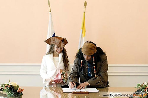 ازدواج دزدان دریایی در روسیه! (عکس)