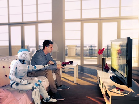 و اینک خانه هوشمند روباتیک