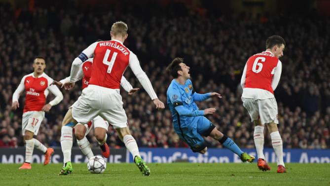 آرسنال 0 - 2 بارسلونا / خیال  شاگردان انریکه راحت شد(+عکس)