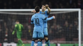 آرسنال 0 - 2 بارسلونا / خیال شاگردان انریکه راحت شد(+عکس) آرسنال 0 - 2 بارسلونا / خیال شاگردان انریکه راحت شد(+عکس)