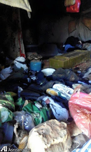 کشف خمپاره اسرائیلی از مقر جبهه النصره (عکس)